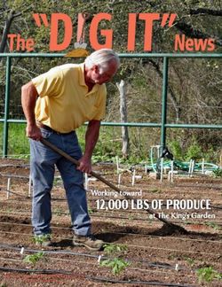 A GREENHOUSE - 12,000 LBS OF PRODUCE - Highland Lakes Master Gardener Association