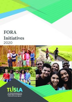 FORA Initiatives 2020 - Tusla