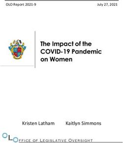 The Impact of the COVID-19 Pandemic on Women - Kristen Latham