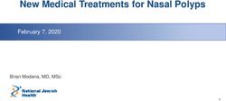 New Medical Treatments for Nasal Polyps - February 7, 2020 Brian Modena, MD, MSc - National Jewish ...