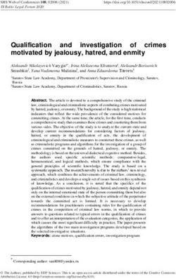 Qualification and motivated by jealousy, hatred, and enmity