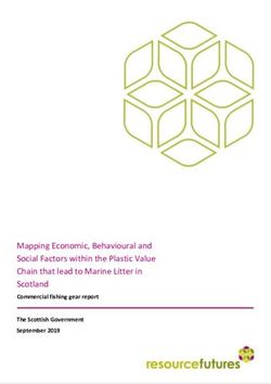 Mapping Economic, Behavioural and Social Factors within the Plastic Value Chain that lead to Marine Litter in Scotland - Commercial fishing gear ...