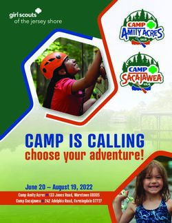 CAMP IS CALLING choose your adventure! - June 20 - August 19, 2022 - Girl Scouts of the Jersey Shore