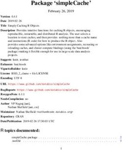 Package 'simpleCache' - R Project