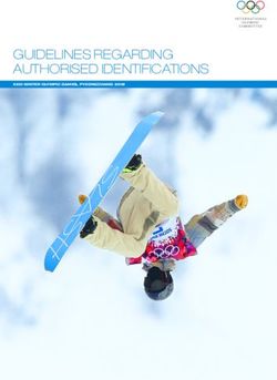 GUIDELINES REGARDING AUTHORISED IDENTIFICATIONS - ISU