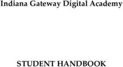 STUDENT HANDBOOK Indiana Gateway Digital Academy - K12