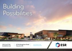BUILDING POSSIBILITIES - ESR CLAYTON BUSINESS HUB 45 MCNAUGHTON ROAD CLAYTON VIC - ESR AUSTRALIA