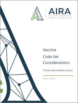 Vaccine Code Set Considerations - If Only It Were Rocket Science May 21, 2020 - AIRA Repository