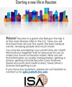 Starting a new life in Houston