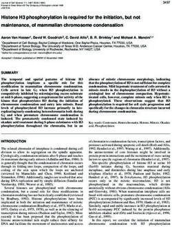 Histone H3 phosphorylation is required for the initiation, but not maintenance, of mammalian chromosome condensation