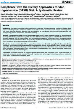 Compliance with the Dietary Approaches to Stop Hypertension (DASH) Diet: A Systematic Review