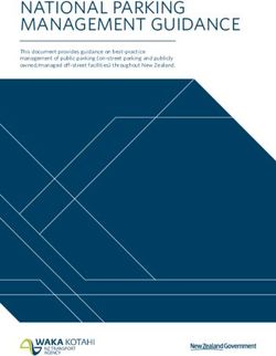 NATIONAL PARKING MANAGEMENT GUIDANCE - This document provides guidance on best-practice management of public parking on-street parking and ...