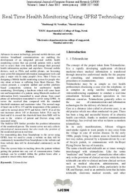 Real Time Health Monitoring Using GPRS Technology