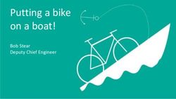 PUTTING A BIKE ON A BOAT! - Putting a bike BOB STEAR Bob Stear - Ofwat