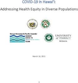 COVID-19 in Hawaiʻi: Addressing Health Equity in Diverse Populations - March 16, 2021 - Hawaii ...