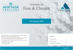 Fees & Charges Schedule of - IVCM