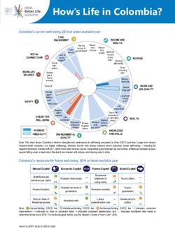 How's Life in Colombia? - OECD