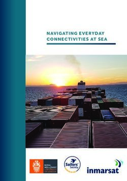 NAVIGATING EVERYDAY CONNECTIVITIES AT SEA - Inmarsat