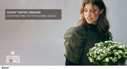 QUEEN GROWS GREENER CONTRIBUTING TO THE GLOBAL GOALS