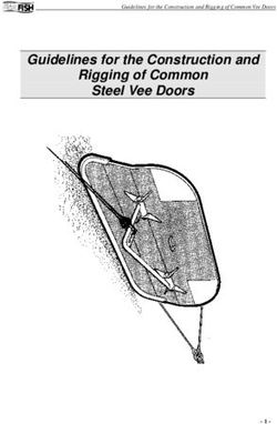Guidelines for the Construction and Rigging of Common Steel Vee Doors