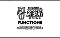 FUNCTIONS WE UNDERSTAND THAT ORGANISING FUNCTIONS TAKES TIME TO PREPARE, PLAN AND RECOVER! SO AT THE ORIGINAL COOPERS ALEHOUSE WE TAKE A STRESS ...