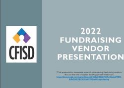 2022 FUNDRAISING VENDOR PRESENTATION