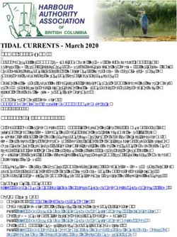 TIDAL CURRENTS - March 2020 - Harbour Authority ...