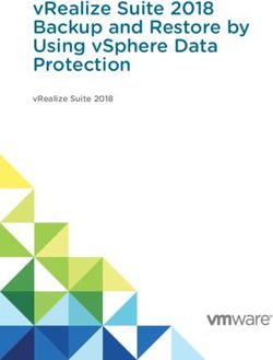 VREALIZE SUITE 2018 BACKUP AND RESTORE BY USING VSPHERE DATA PROTECTION - VREALIZE SUITE 2018
