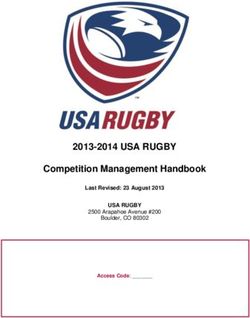 2013-2014 USA RUGBY Competition Management Handbook - 2500 Arapahoe Avenue #200 Boulder, CO 80302
