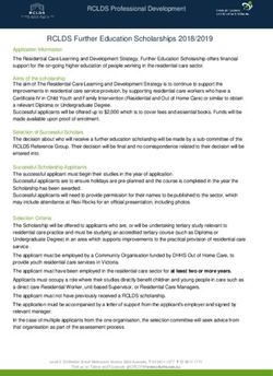 RCLDS Further Education Scholarships 2018/2019