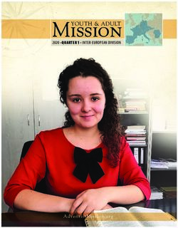 Mission - AdventistMission.org - 2020 QUARTER 1 INTER-EUROPEAN DIVISION - Adventist Mission