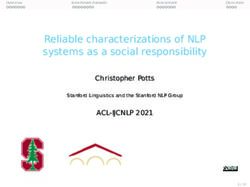 Reliable characterizations of NLP systems as a social responsibility - ACL-IJCNLP 2021 Christopher Potts