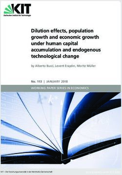 Dilution effects, population growth and economic growth under human capital accumulation and endogenous technological change - KIT