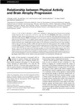 Relationship between Physical Activity and Brain Atrophy Progression