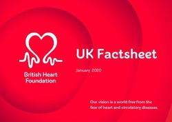 UK Factsheet - Our vision is a world free from the fear of heart and circulatory diseases - British Heart Foundation