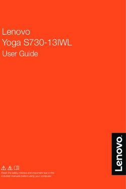 Lenovo Yoga S730-13IWL - User Guide