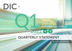 QUARTERLY STATEMENT welcome to the future