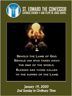 2nd Sunday in Ordinary Time - January 19, 2020