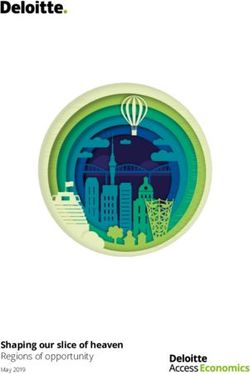 Shaping our slice of heaven - Regions of opportunity May 2019 - Deloitte