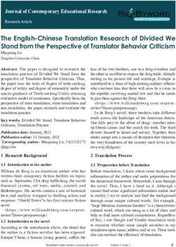 The English-Chinese Translation Research of Divided We Stand from the Perspective of Translator Behavior Criticism