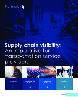Supply chain visibility: An imperative for transportation service providers