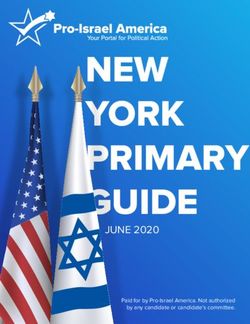 NEW YORK PRIMARY GUIDE - JUNE 2020 Paid for by Pro-Israel America. Not authorized by any candidate or candidate's committee.