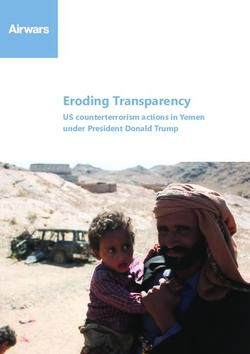 Eroding Transparency US counterterrorism actions in Yemen under President Donald Trump - Airwars