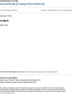 SCHOLARWORKS @ GEORGIA STATE UNIVERSITY - GEORGIA STATE UNIVERSITY - SCHOLARWORKS@GSU