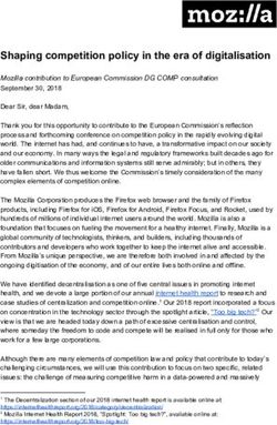 Shaping competition policy in the era of digitalisation - The Mozilla Blog