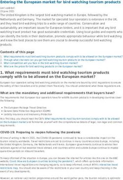 Entering the European market for bird watching tourism products