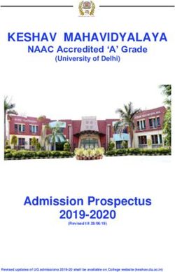 KESHAV MAHAVIDYALAYA - Admission Prospectus 2019-2020 - NAAC Accredited 'A' Grade