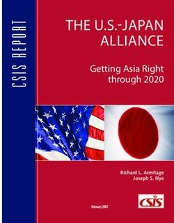 Alliance t The u.s.-japan - Center for Strategic and International ...