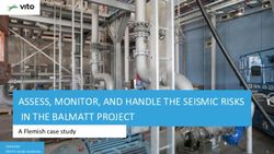 ASSESS, MONITOR, AND HANDLE THE SEISMIC RISKS IN THE BALMATT PROJECT - A Flemish case study - GEOENVI project