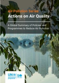 Actions on Air Quality - Air Pollution Series A Global Summary of Policies and Programmes to Reduce Air Pollution - UNEP Document ...